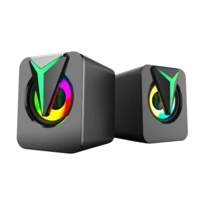 Wholesale RGB Colorful Lighting Desktop Computer Speaker mini speaker Gaming Speaker