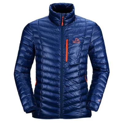 2022 Custom Brand Down Feather Jacket Mens Winter Bomber Jacket
